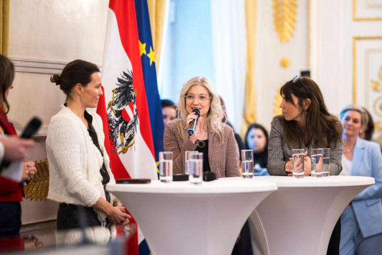 Image credit: [**BKA/CHRISTOPHER DUNKER**](https://fotoservice.bundeskanzleramt.at/bka/staatssekretaer_proell/20260305_Veranstaltungen_Weltfrauentag.html), 2026.