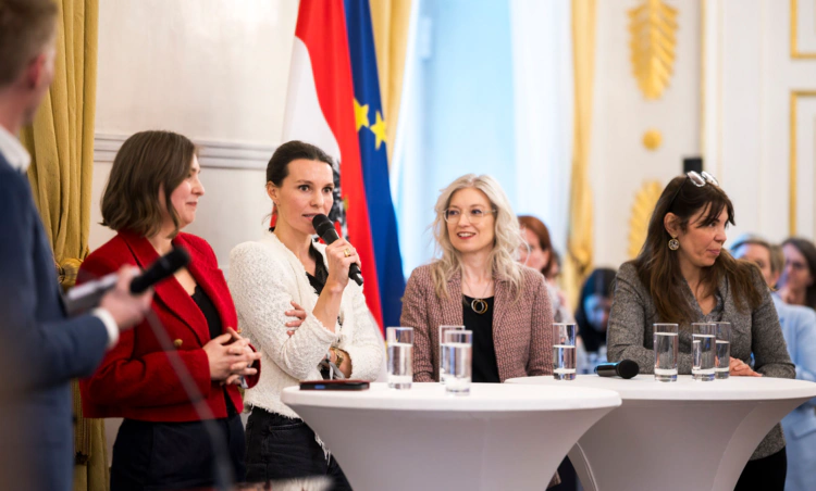 Image credit: [**BKA/CHRISTOPHER DUNKER**](https://fotoservice.bundeskanzleramt.at/bka/staatssekretaer_proell/20260305_Veranstaltungen_Weltfrauentag.html), 2026.